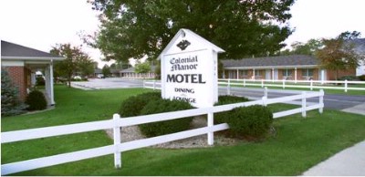 The Colonial Manor Motel In Bryan Ohio.