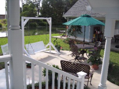 A Chateau on the Bayou - Patio Area