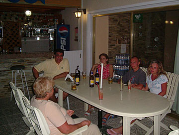 Swimming pool bar
