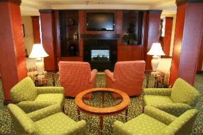 Fairfield Inn & Suites - Fire Place In Breakfast Room