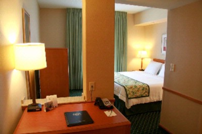 Fairfield Inn & Suites - Executive King Work Desk And Sleeping Area