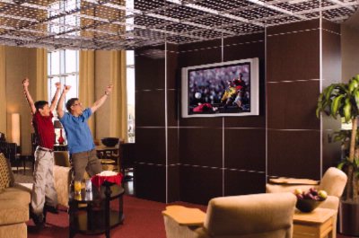 Cambria Suites Baton Rouge - Media Wall