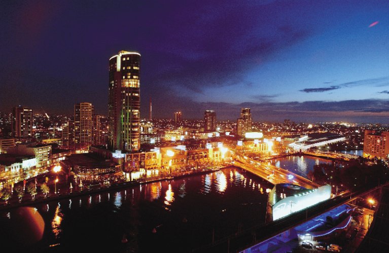 View From Rooms At Night