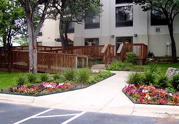 Springhill Suites by Marriott - Deck Area In Rear