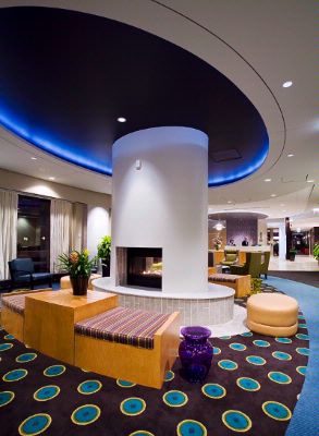 Marriott Springhill Suites River North Hotel - Springhill Suites Trendy Plush Lobby
