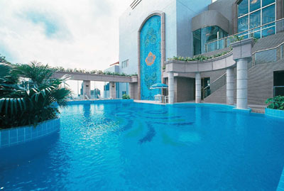 Roof-top swimming pool