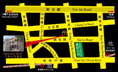 Mansion Hotel - Map