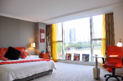 The H Boutique Hotel - Shanghai Red Themed Room