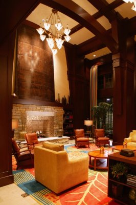 Our Cozy Lobby Library