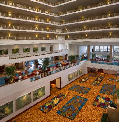 Renaissance Concourse Hotel - Lobby View From Your Room