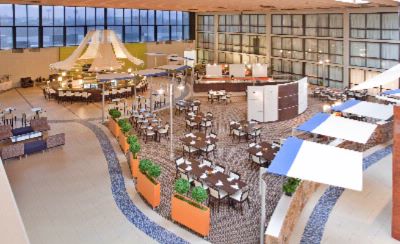Restaurant Serving Breakfast Dinner Room Service