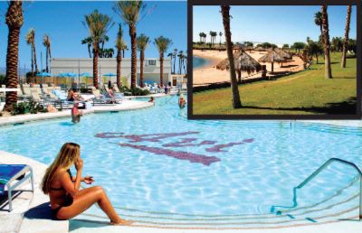 Avi Resort & Casino - Sparkling Lagoon Pool And White Sandy Beach