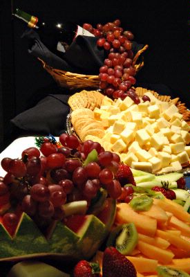 Clarion Inn - Cheese & Fruit Display