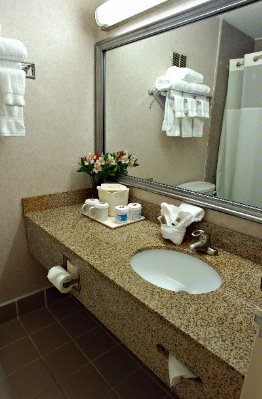 Clarion Inn - Renovated Bathroom