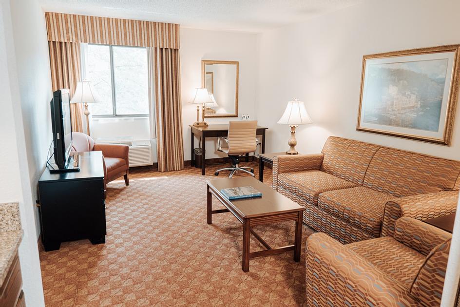 Quality Inn & Suites - Deluxe King Suite Living Room