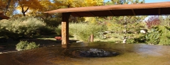 One Of The Many Fountains On Property