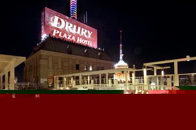 Drury Plaza San Antonio on the Riverwalk - View Of The Rooftop Heated Pool At Night