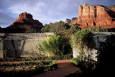 Patio View Of Red Rocks At Canyon Villa Of Sedona