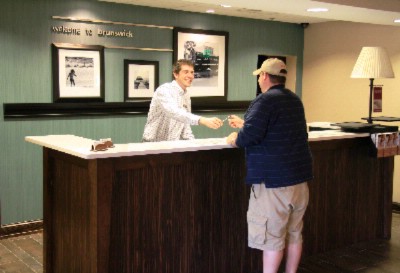 The Hampton Inn & Suites - Front Desk