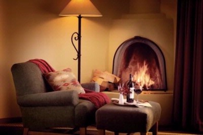 Eldorado Hotel & Spa - Fireplace (detail)