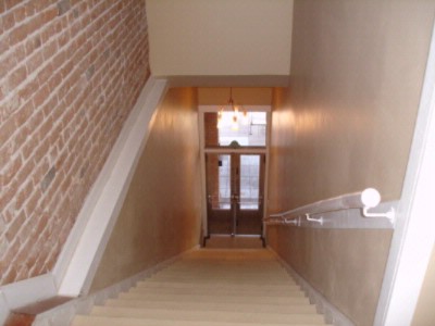 Lofts at the Drew - Front Entrance Looking Down From Top Of Staircase