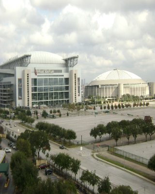 Crowne Plaza Houston - Reliant Stadium View From Hotel