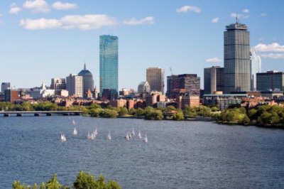 Hyatt Regency Cambridge - View From The Hotel - Overlooking The Boston Skyline