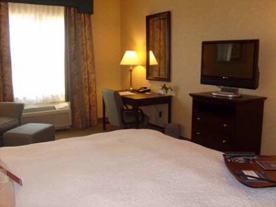 Hampton Inn & Suites Woodland - King Bedded Guestroom