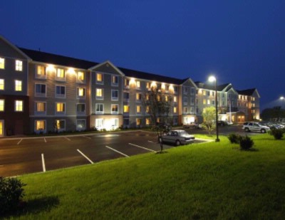 Homewood Suites by Hilton in Wallingford Ct - Front Of Hotel At Night