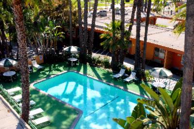 Saga Motor Hotel - Pool View From The 3rd Floor