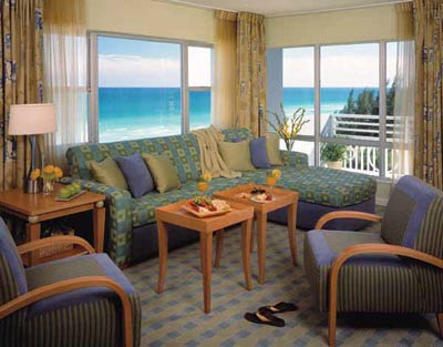 Solara Surfside - Living Room & Oceanview