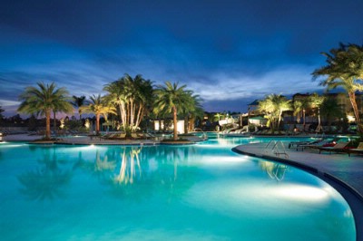 Brand New Pool Area Wakoola Springs At Dusk