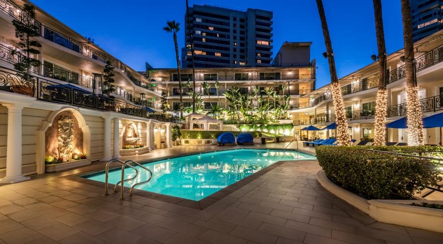 Poolside View