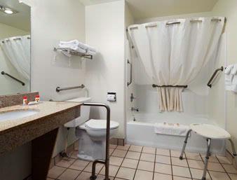Super 8 - Handicap Accessible Bathroom