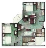 Staybridge Suites - 2 Bedroom/2bath Config