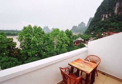Yangshuo River View Hotel - Our Balcony 2