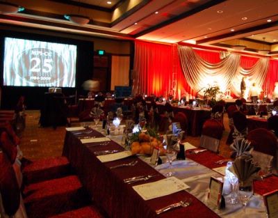 Grand Strand Resorts at Barefoot - Ballroom Set For 25th Anniversary Event