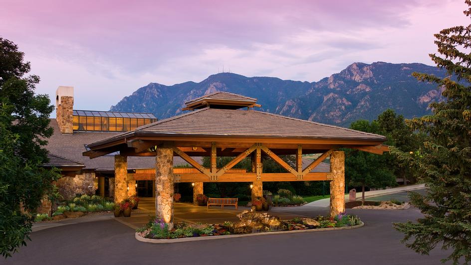 Cheyenne Mountain Resort from the course