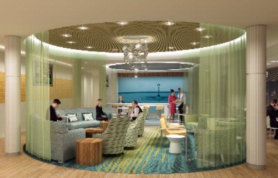 Springhill Suites Atlanta Gateway - Lobby Evening