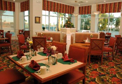Hilton Garden Inn Victorville - Great American Grill Seating