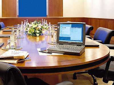 Crowne Plaza London St. James - Executive Boardroom Set Up Board Room Style