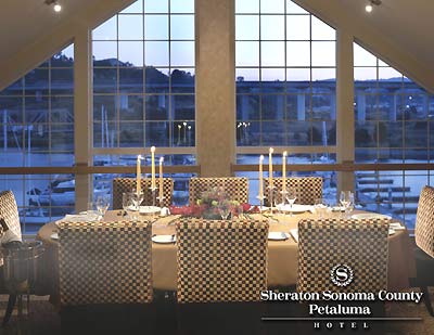 Sheraton Sonoma County Petaluma - Dinner Meeting Setup