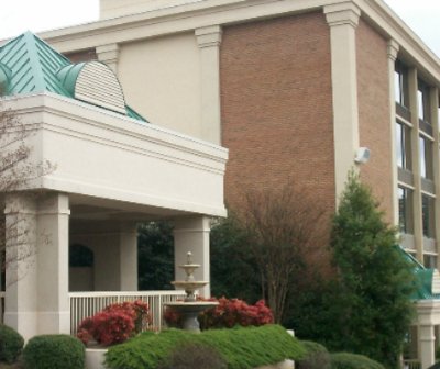 The Outside Terrace With Flowing Fountain