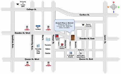 Bond Place Hotel - Bond Place Hotel - Map