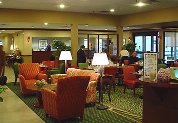 Brentwood Courtyard by Marriott - Lobby And Courtyard Cafe