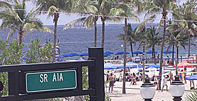 Right on Ft. Lauderdale Beach
