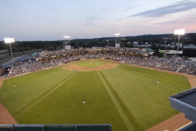 Hilton Garden Inn Downtown Manchester - View From Rooms Overlooking Ball Field