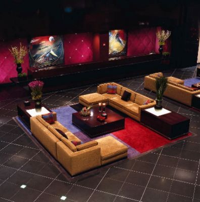 Aerial Shot Of The Contemporary Yet Inviting Lobby