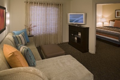 Hyatt Summerfield Suites Morristown - 1 Bedroom Suite Living Area And Private Bedroom/bathroom