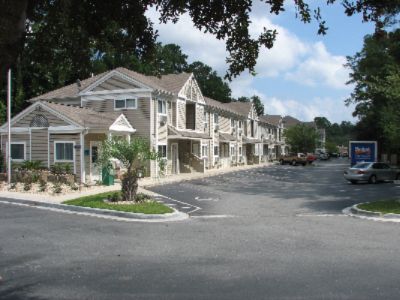 Suburban Extended Stay Hotel - Side View Of First Building